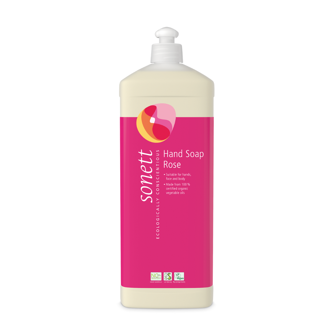 Organik Sıvı El Sabunu Gül 1 L