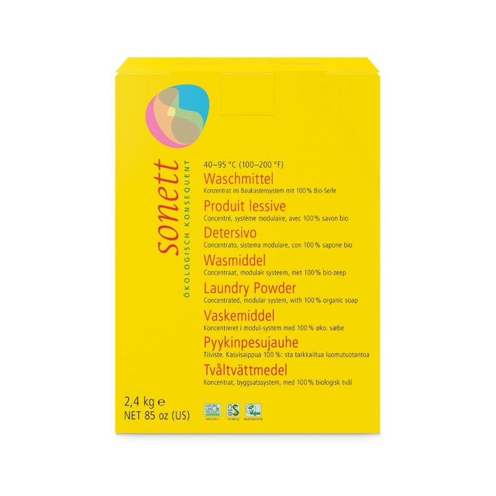 Sonett Organik Konsantre ÃamaÅÄ±r YÄ±kama Tozu - 2,4 Kg