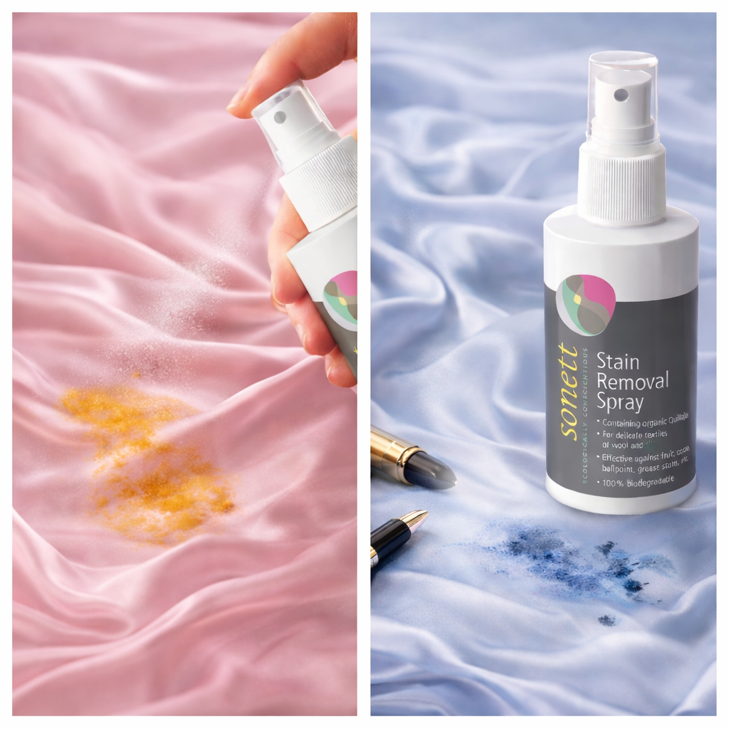 Sonett Ä°pek KumaÅlar Ä°Ã§in Organik Leke ÃÄ±karÄ±cÄ± Sprey