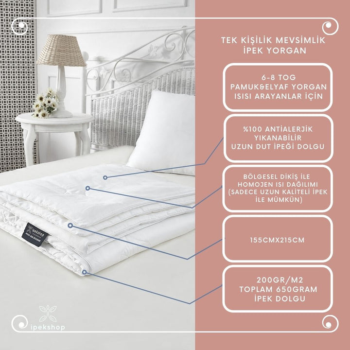 Tek Kişilik Mevsimlik Yorgan