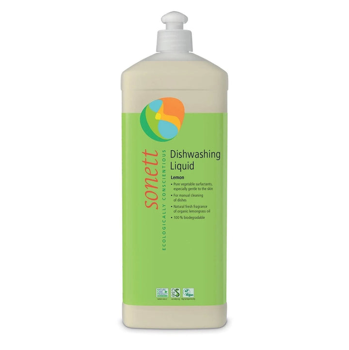 Sonett Bitkisel Elde Bulaşık Yıkama Sıvı Deterjanı - Limonotlu - 1 Lt.