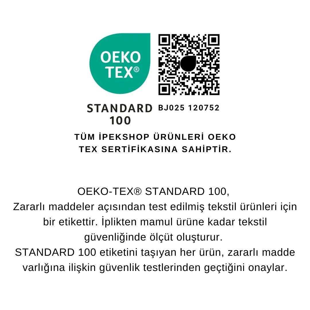 Füme İpek Uyku Göz Bandı