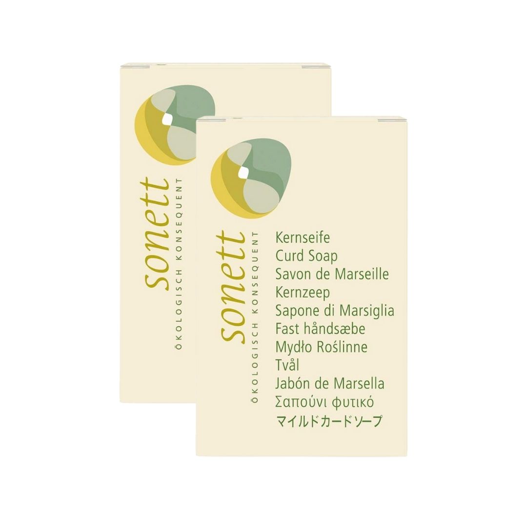 Sonett Organik Hindistan Cevizili Kalıp Sabun 2 Adet