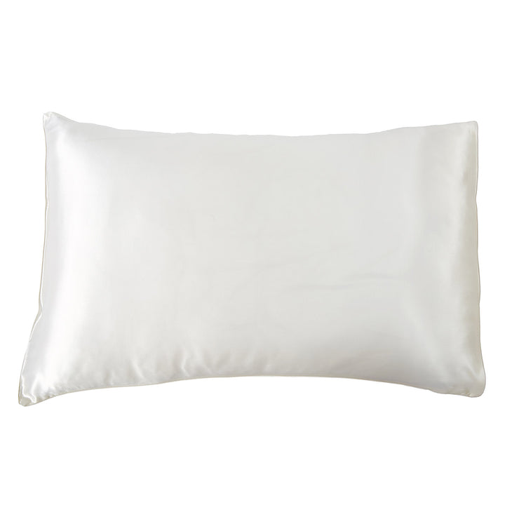 Premium Kırık Beyaz Saf İpek Yastık Kılıfı