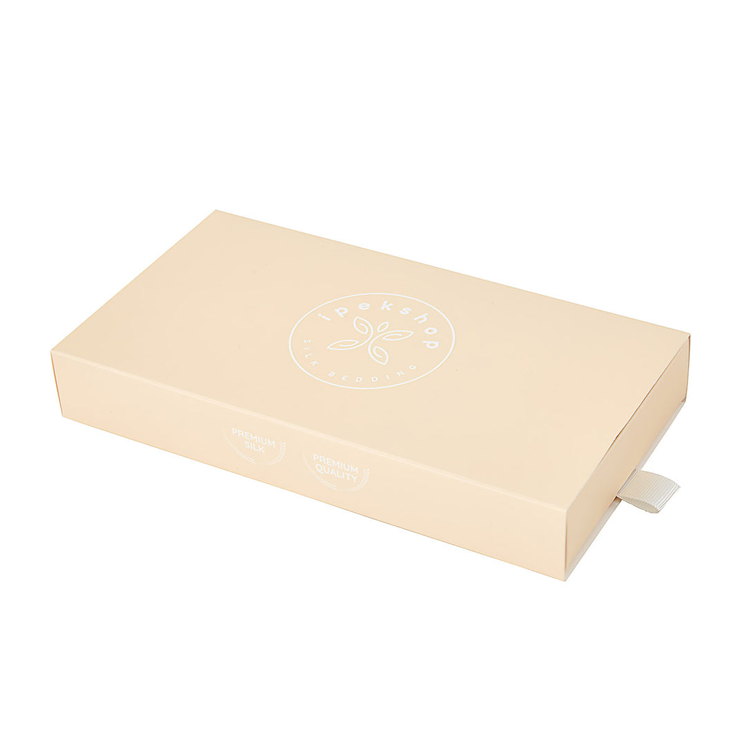 Premium Kırık Beyaz Saf İpek Yastık Kılıfı