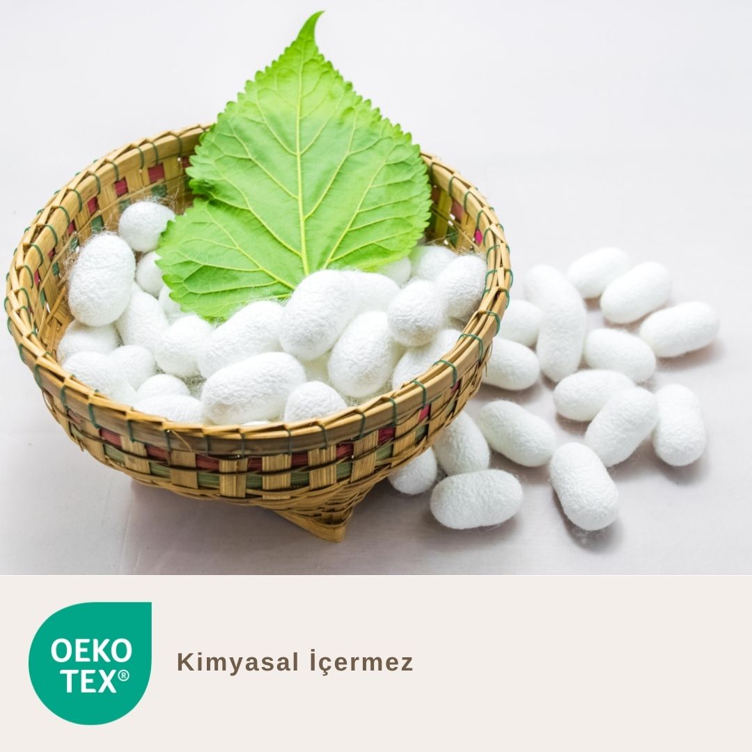 Premium Somon Saf İpek Yastık Kılıfı