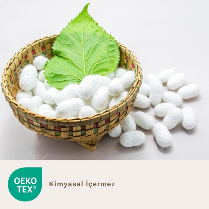 Premium Somon Saf İpek Yastık Kılıfı