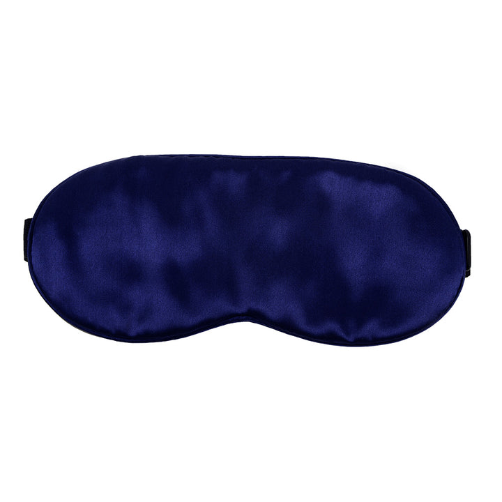 Lacivert İpek Uyku Göz Bandı