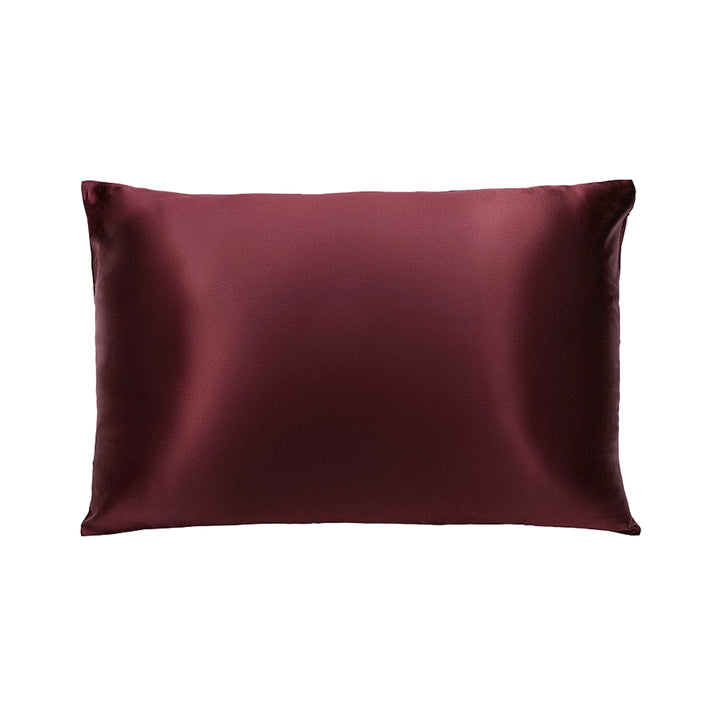 Premium Vişne İpek Yastık Kılıfı