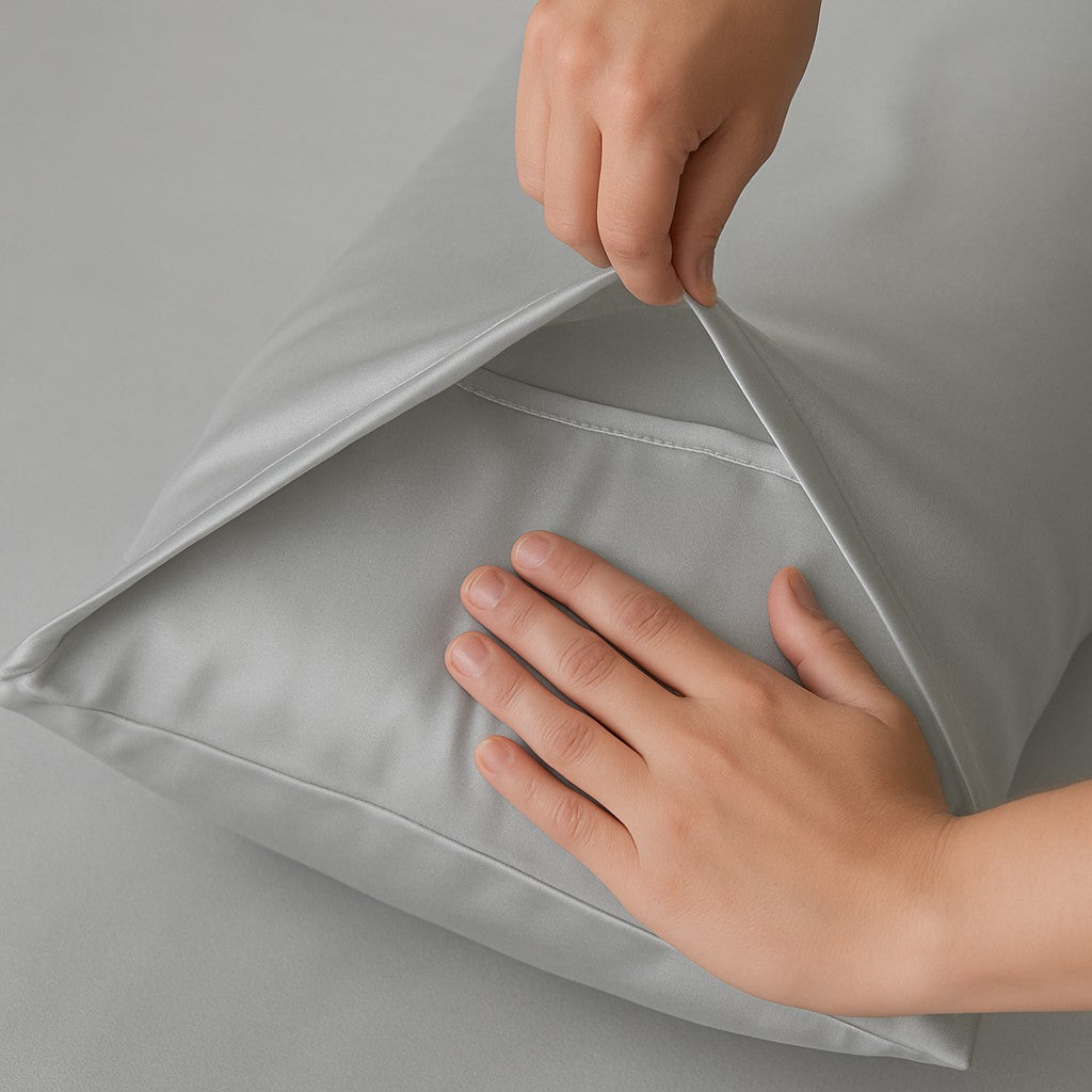 Zarf Tipi (Envelope) İpek Yastık Kılıfı